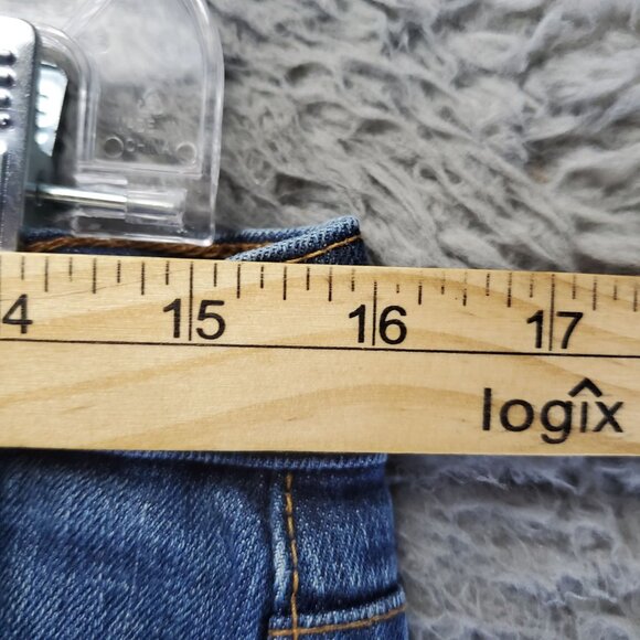 Levis Jeans Womens Size 10 Blue Straight Leg 505 Stretch Denim - Picture 5 of 12